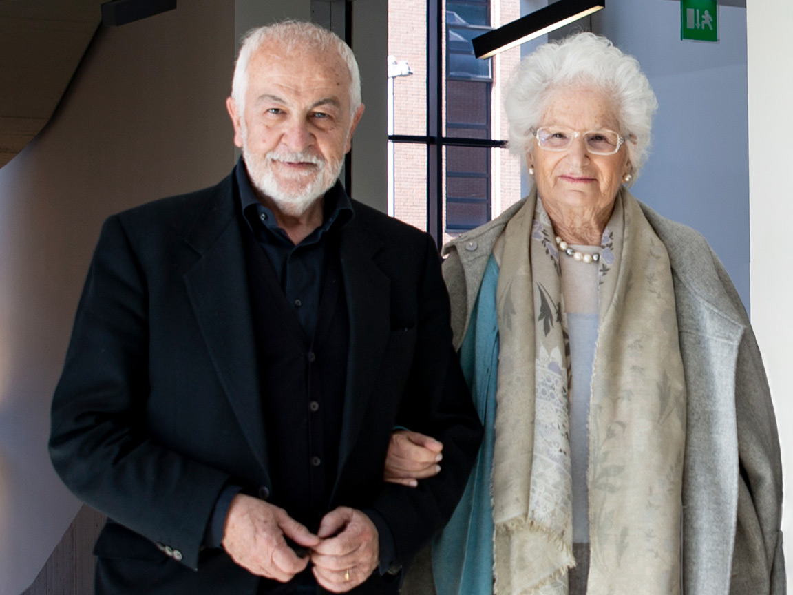 Gianni Canova e Liliana Segre