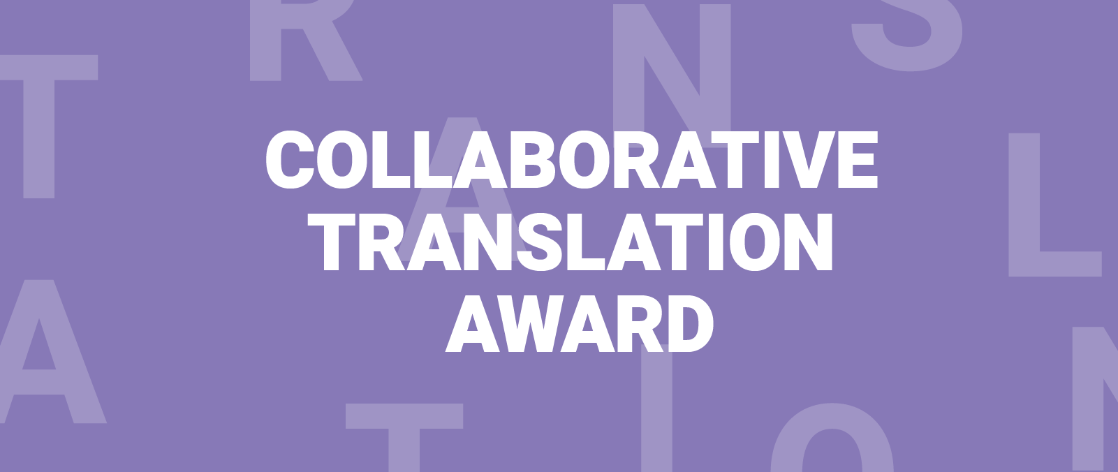 Collaborative Translation Award