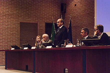 Il Rettore, il Professor Giovanni Puglisi, alla cerimonia di benvenuto alle matricole Il Rettore, il Professor Giovanni Puglisi, alla cerimonia di benvenuto alle matricole
