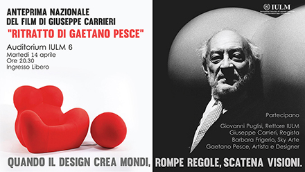 Gaetano Pesce in IULM Gaetano Pesce in IULM