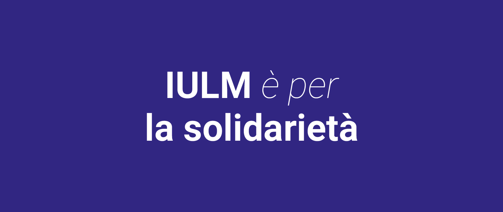 IULM è per la solidarietà: raccolta fondi natalizia per Pane Quotidiano