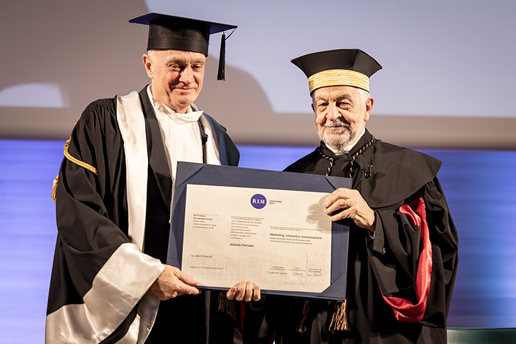 Consegna Laurea Honoris Causa all'Ing. Percassi