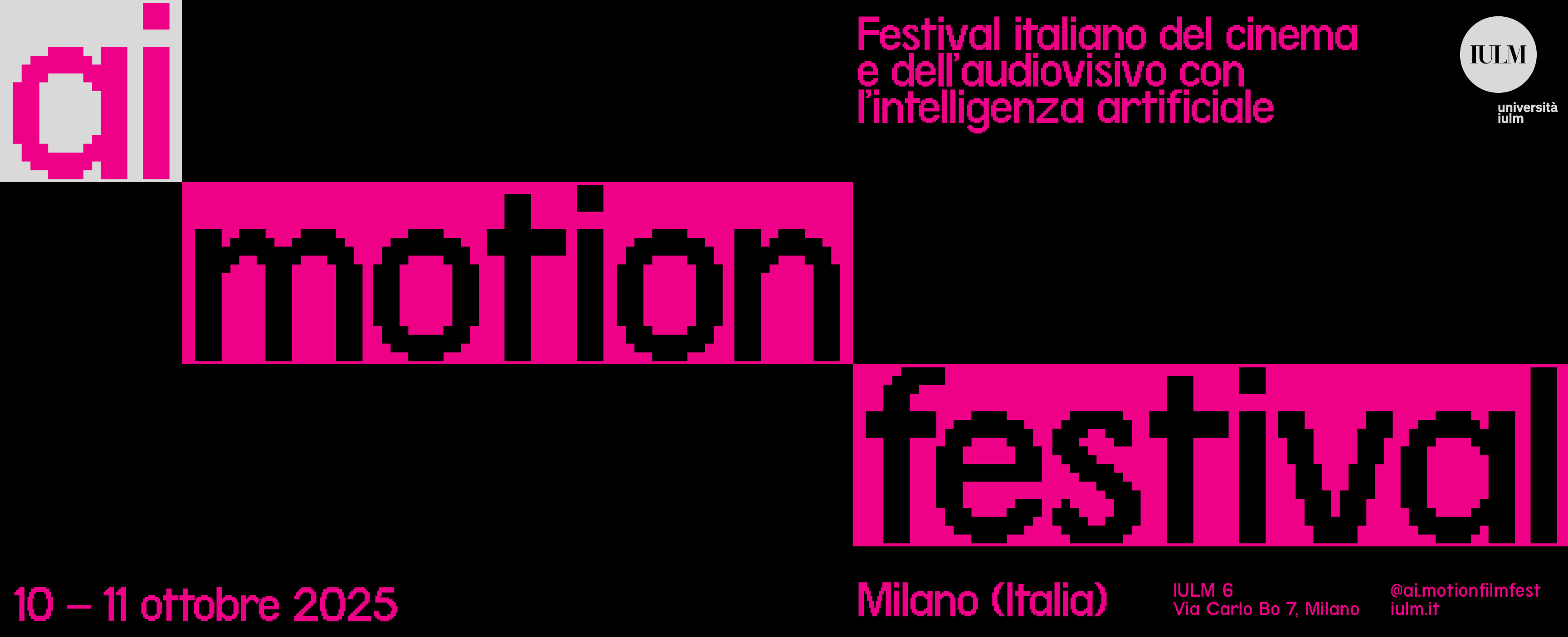 AI.motion: festival on cinema and artificial intelligence returns to IULM