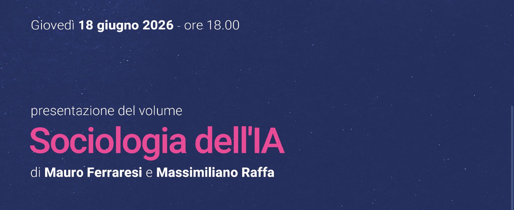 IULM Autori: Sociologia dell'IA