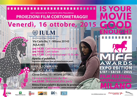 Miff Awards Expo Edition alla IULM Miff Awards Expo Edition alla IULM